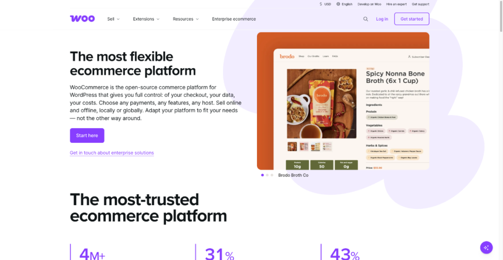 WooCommerce plaform