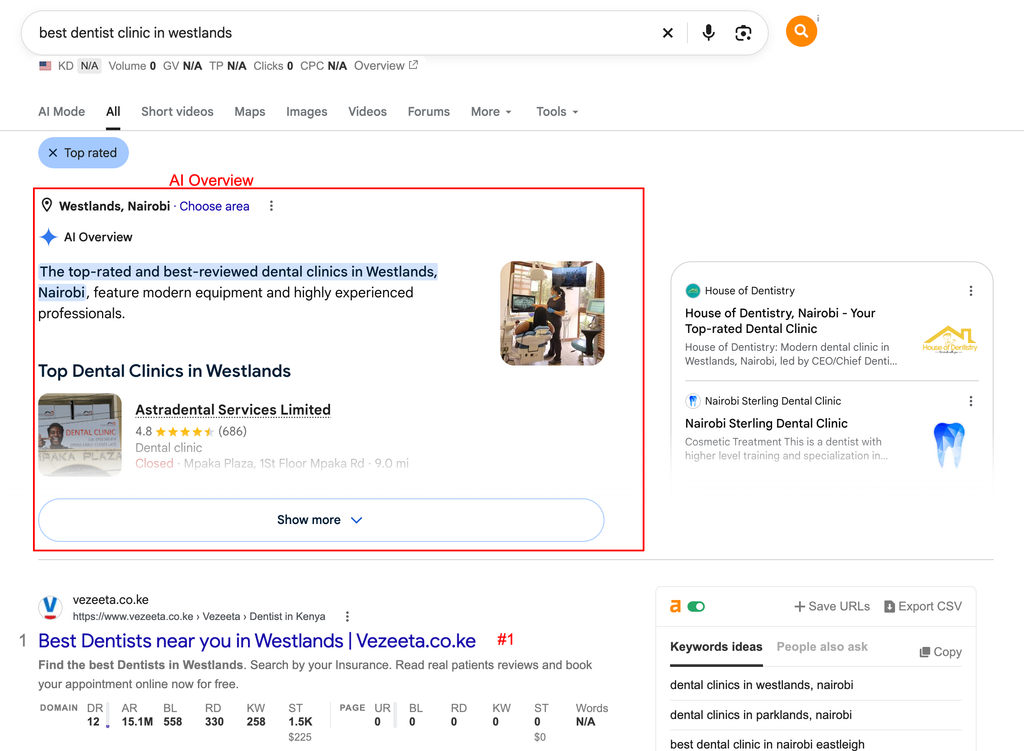 Why Ranking #1 Is No Longer Enough for Your Business 1 serp layout that affects modern seo